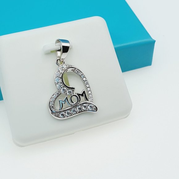 "925 Sterling Silver CZ Beautiful Pendant for Women, 1USPAR4022 - Picture 3 of 11